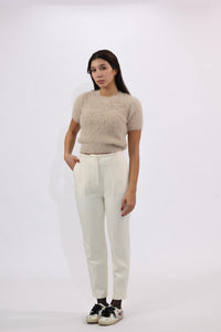 Ivory Edge Trousers