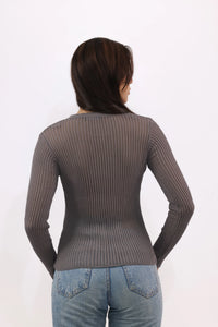 Grey Illusion Top