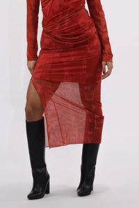 Red Reveal Dress