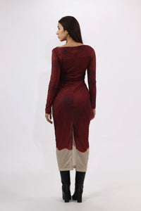 Burgundy Sands Dress