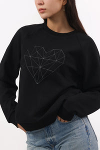 Heartfelt Black Sweater