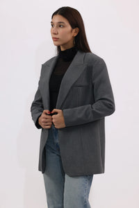 Charcoal Chic Blazer