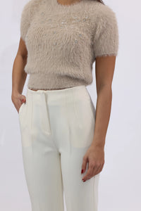 Ivory Edge Trousers